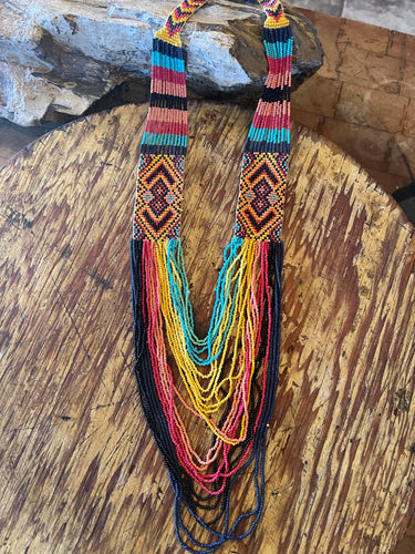 Aztec Beaded Necklace