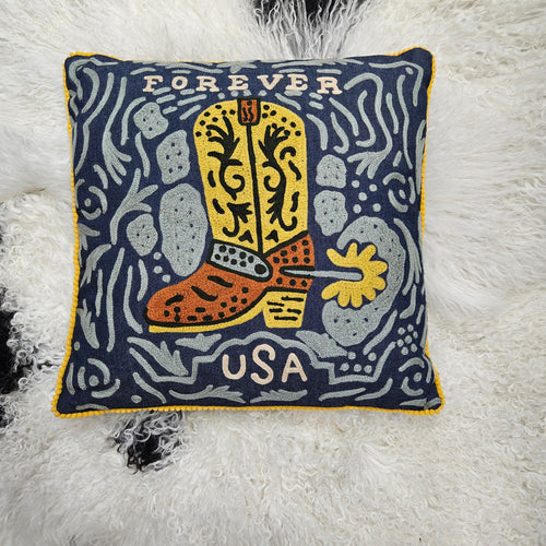 Cowboys forever pillow