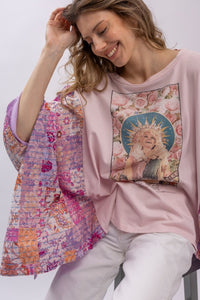 Here We Go Again Kantha Top