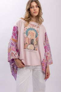 Here We Go Again Kantha Top