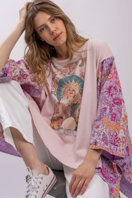 Here We Go Again Kantha Top