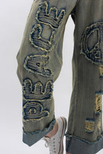 Vintage Peace Patch Denim
