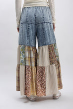 Boho Tiered Ruffled Wide Leg Pants