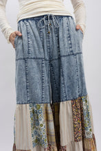 Boho Tiered Ruffled Wide Leg Pants
