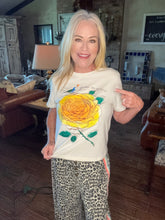 Grow in Grace Yellow Rose Graphic Tee