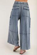 Mineral Washed Cargo Pants Faded Navy