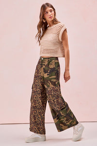 Camo Leopard Denim
