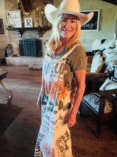 Sunflower Vintage Feed Sack Wide-Leg Jumpsuit