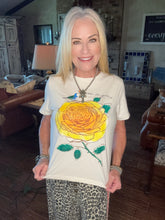Grow in Grace Yellow Rose Graphic Tee