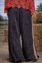 Black Leopard Jogger Pants