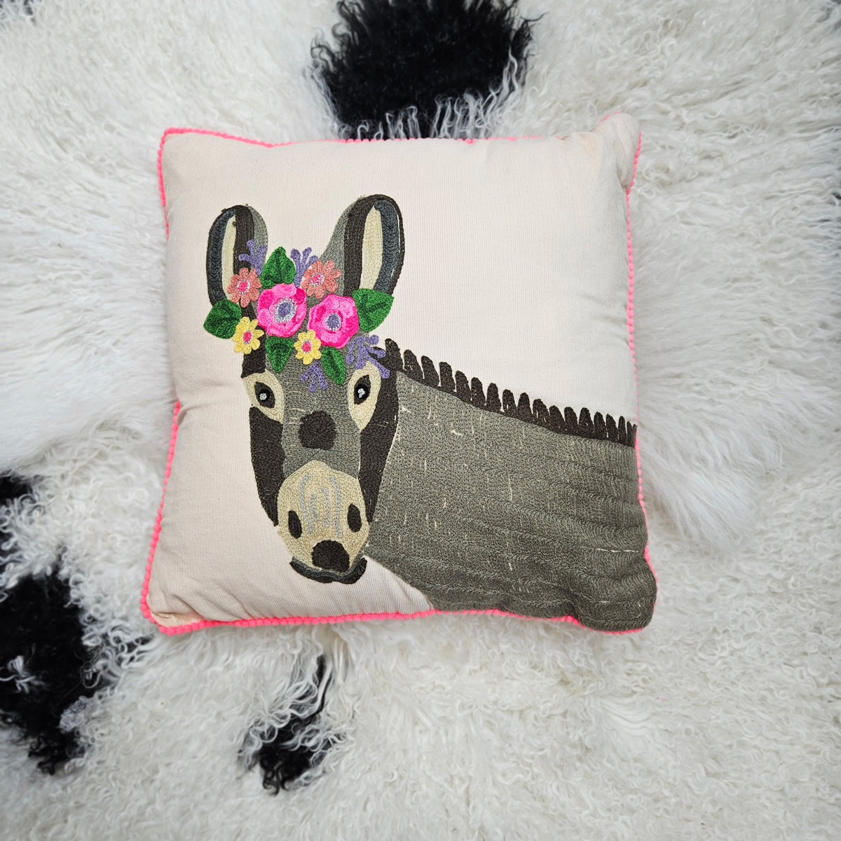 Pink Jenny Pillow