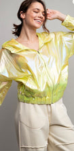 Rain or Shine Holographic Jacket Limes or Lemons