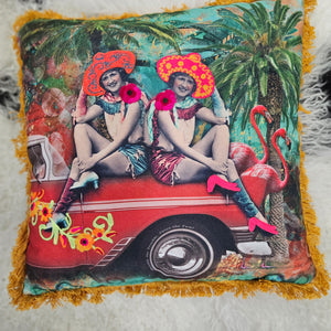 Flamingals Pillow