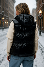 Rock On Black Puff Vest