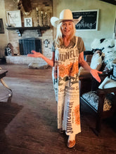 Sunflower Vintage Feed Sack Wide-Leg Jumpsuit