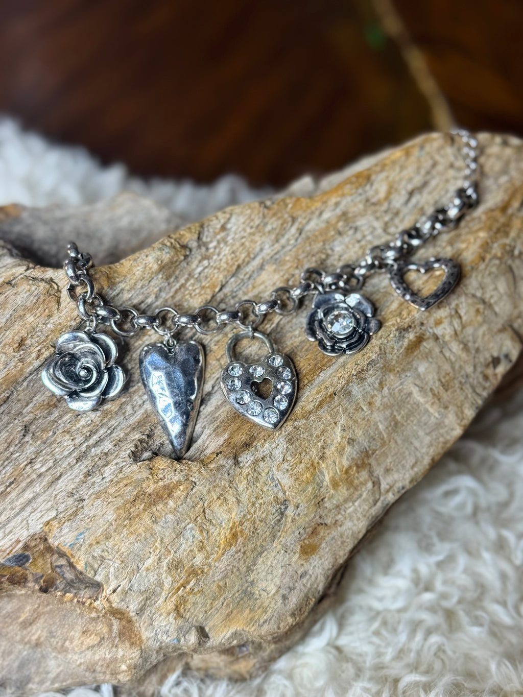 Ranch Romance Plata Charm Bracelet