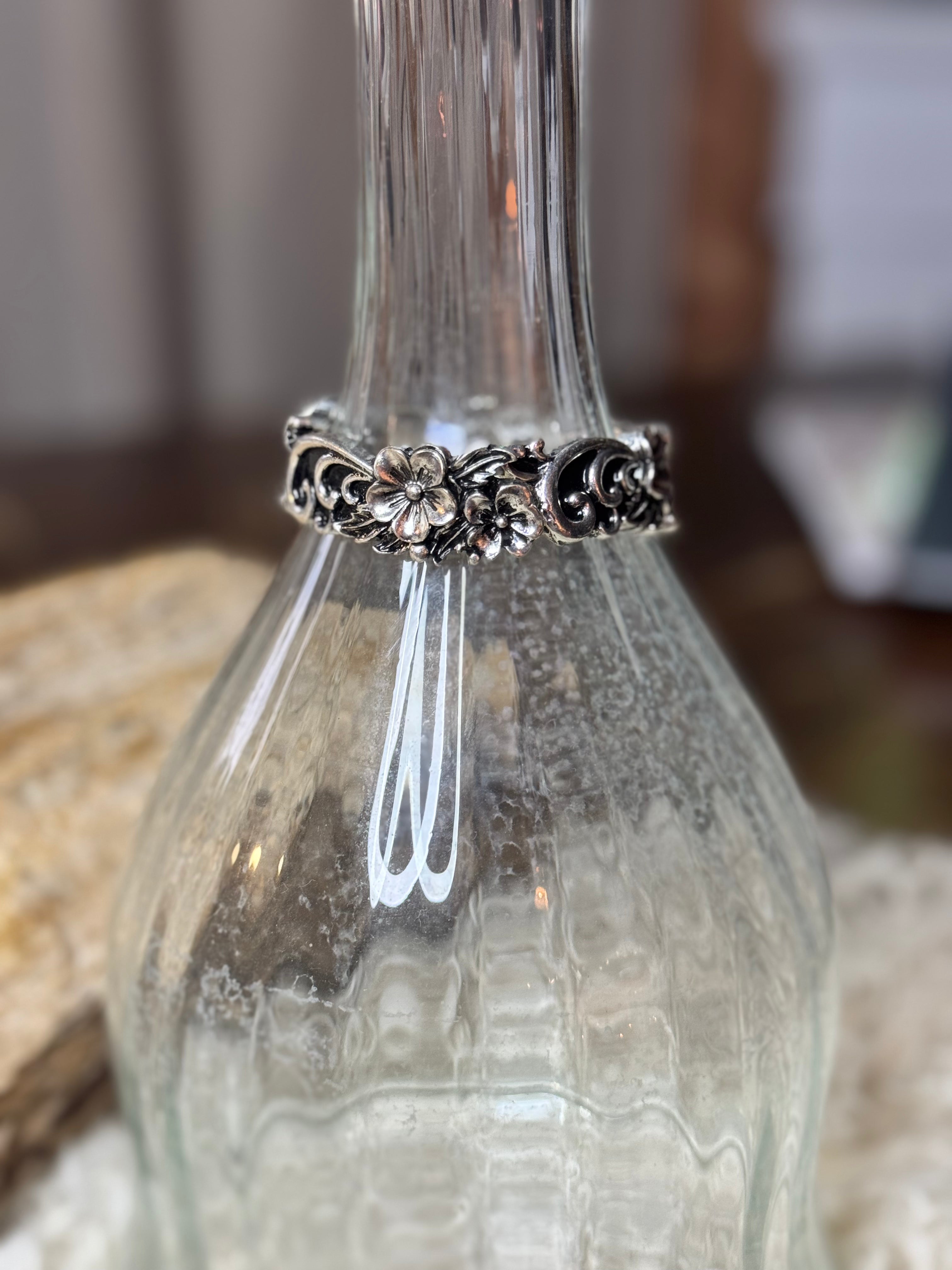 Silver Filigree Stretch Bracelet