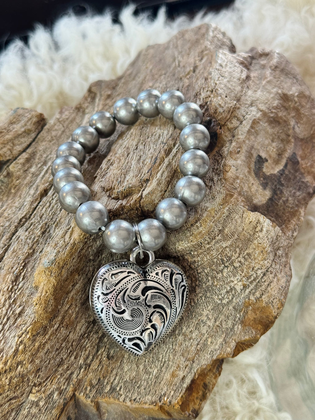 Ranch Heirloom Heart Bracelet