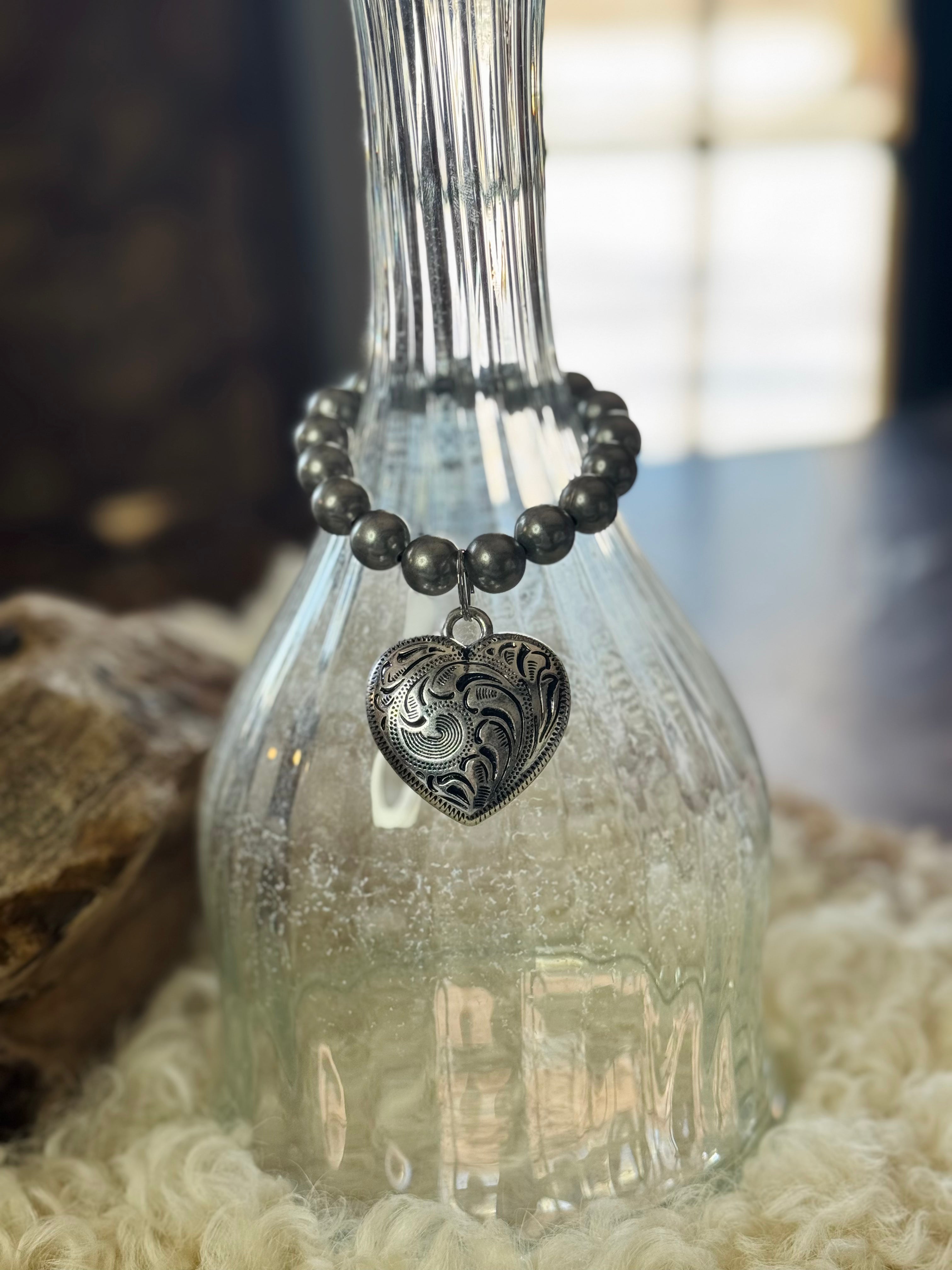 Ranch Heirloom Heart Bracelet