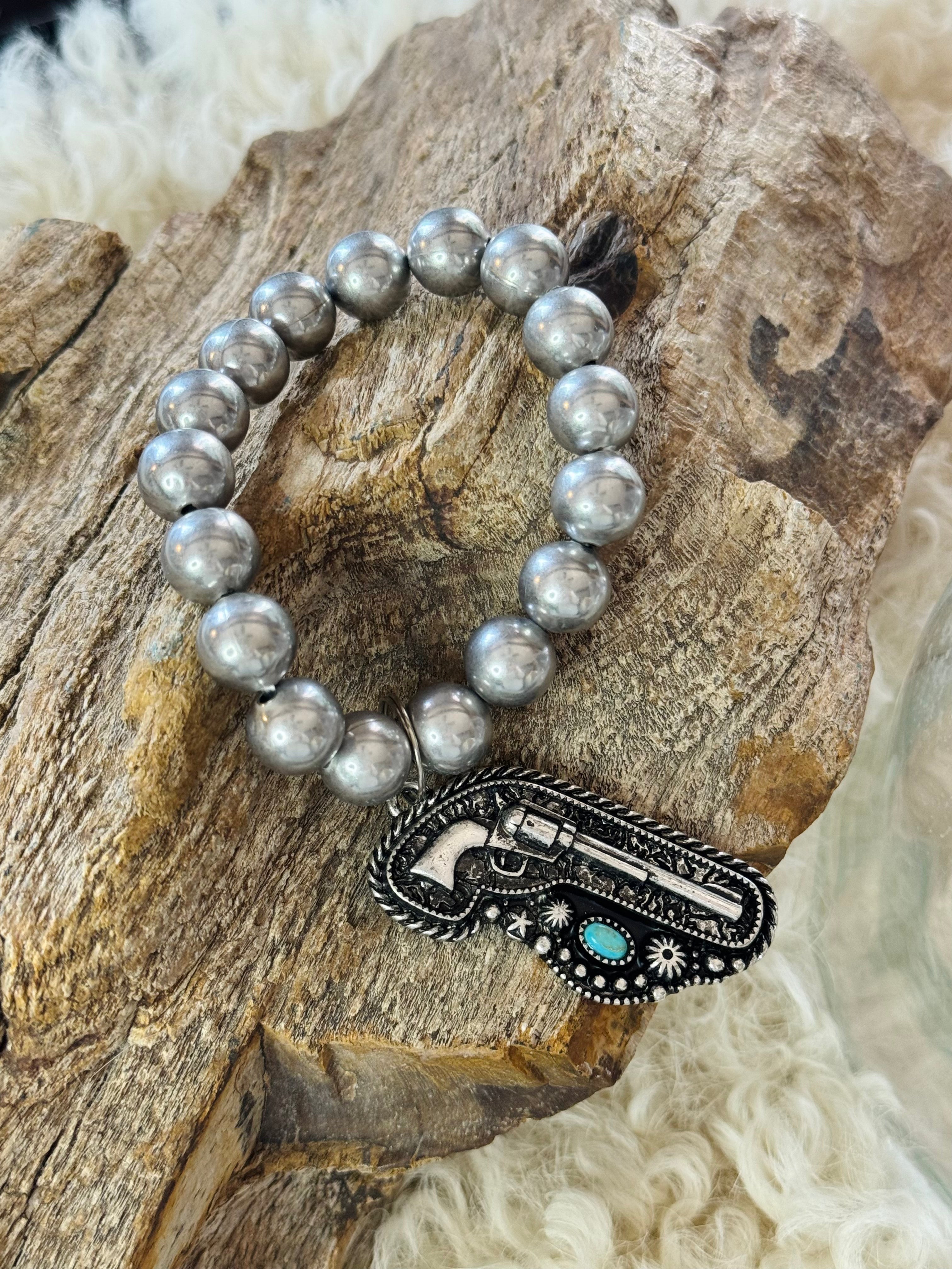 Six-Shooter Heirloom Stretch Bracelet