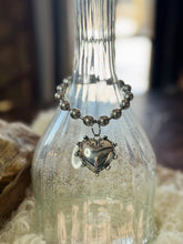 Silver Sweetheart Bead Bracelet