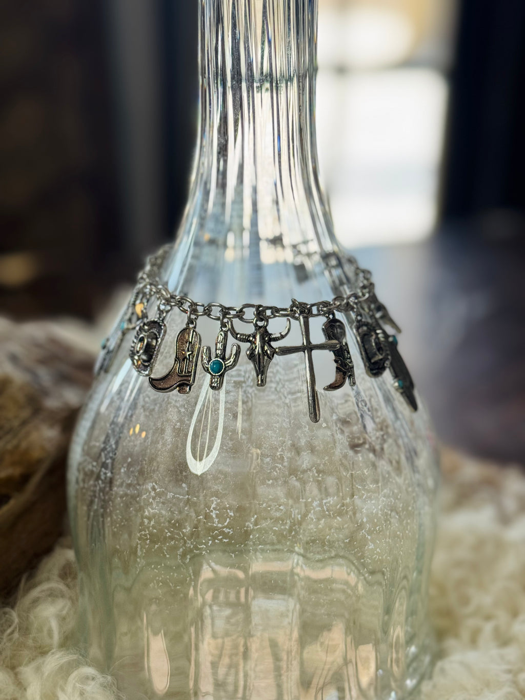Silver Saddle Trail Charm Bracelet