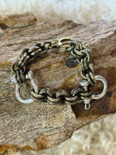 Mixed Media Snaffle Bit Bracelet