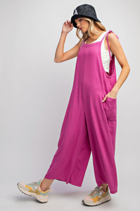 Drifting Dreams Jumpsuit Magenta