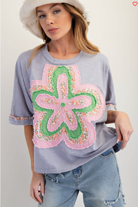 Flower Power Light Grey