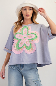 Flower Power Light Grey