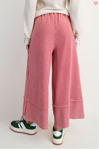 Boho Red Relaxed Fit Pants