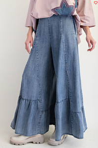 Dreaming Denim Palazzo Pants