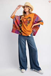 My Heart of Glass Persimmon Top