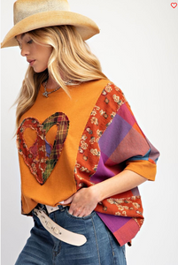 My Heart of Glass Persimmon Top