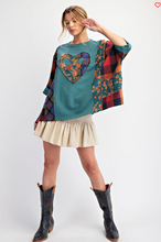 My Heart of Glass Teal Top