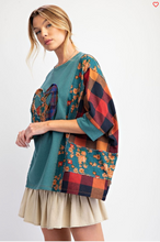 My Heart of Glass Teal Top