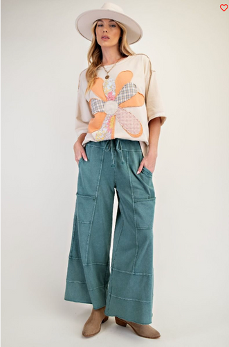 Mystic Teal Green Pants