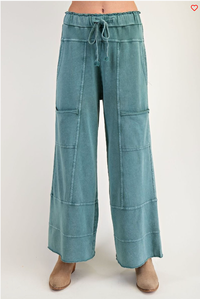 Mystic Teal Green Pants