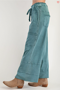 Mystic Teal Green Pants