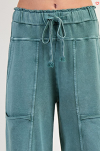 Mystic Teal Green Pants