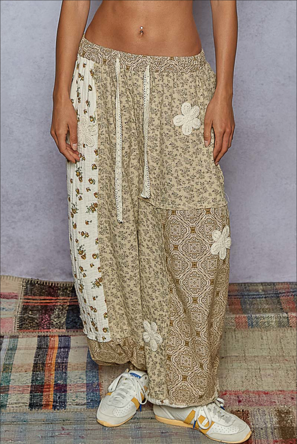 Sand Dune Patchwork Pants