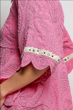 The Wildflower Lace-up Top Pink