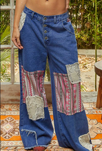 Pink Moon Patchwork Pants