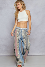 Boho Patchwork Denim Pants