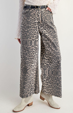 Leopard Denim Pants