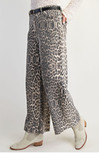 Leopard Denim Pants