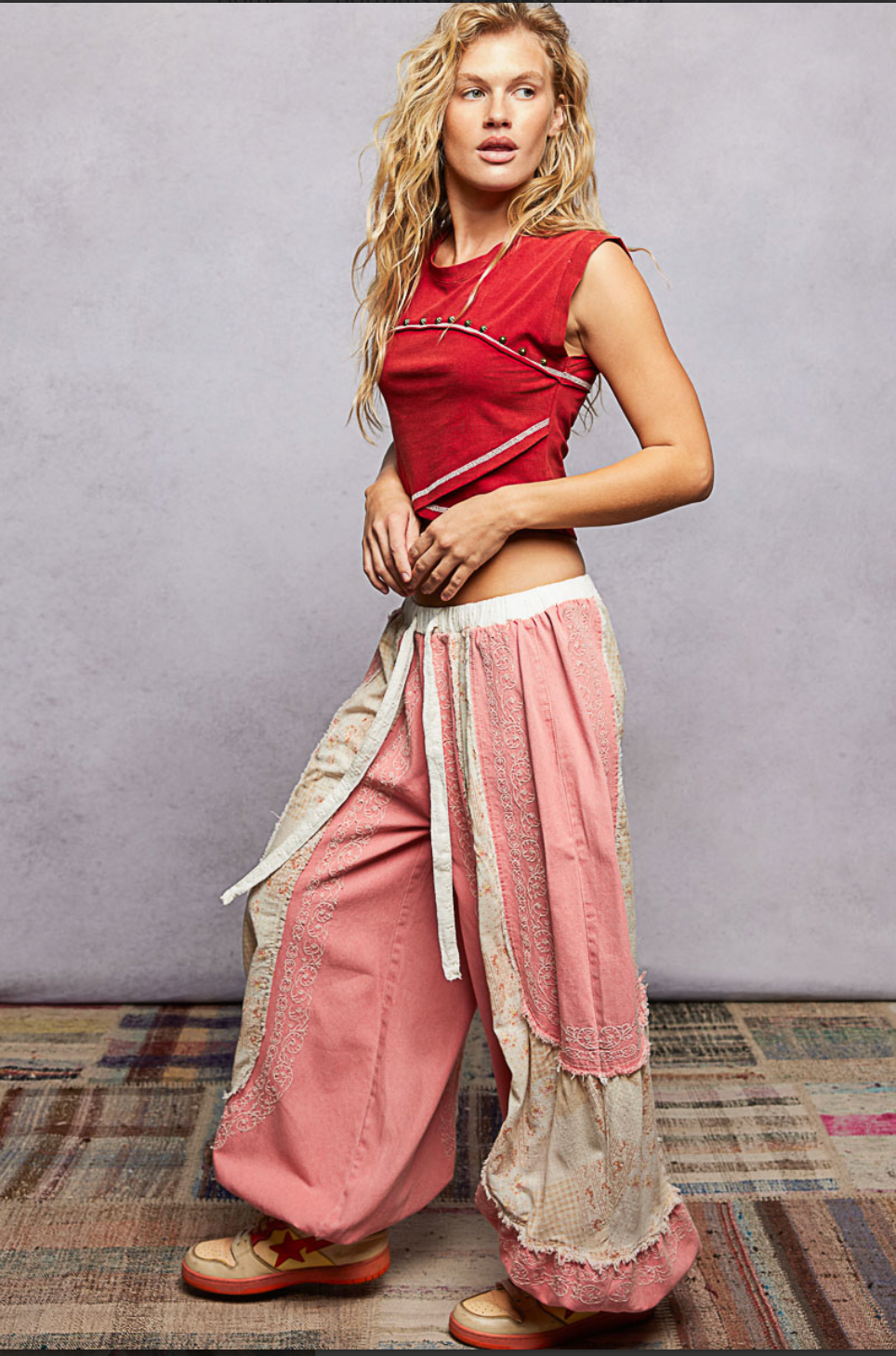 Desert Rose Patchwork Pants
