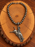 Bull Rider Statement Necklace