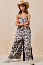 Washed Rose Denim Overalls