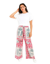 Magnolia vintage feed sack wide-leg cotton pants